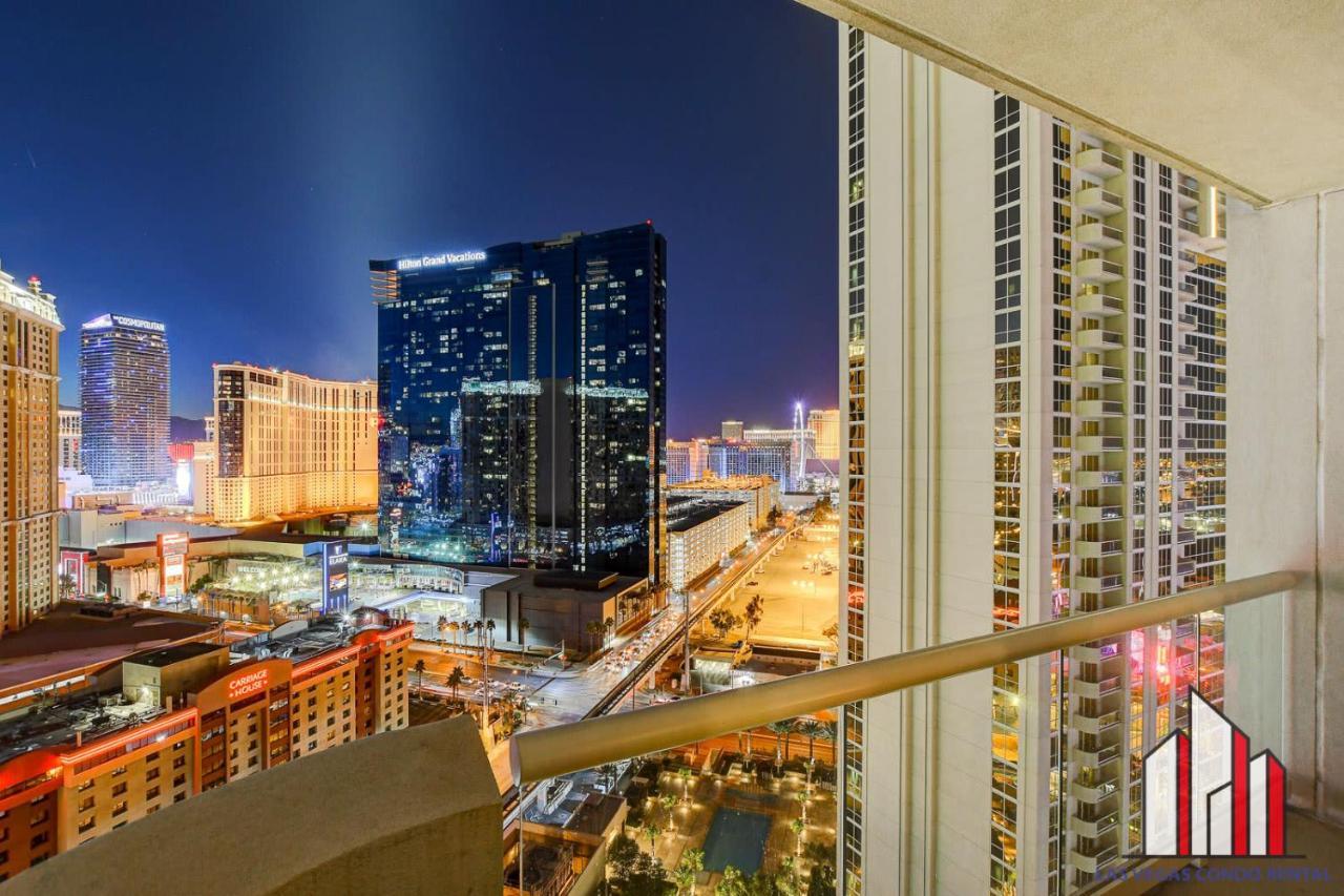Mgm Signature-22-707 F1 Track & Strip View Balcony 拉斯维加斯 外观 照片