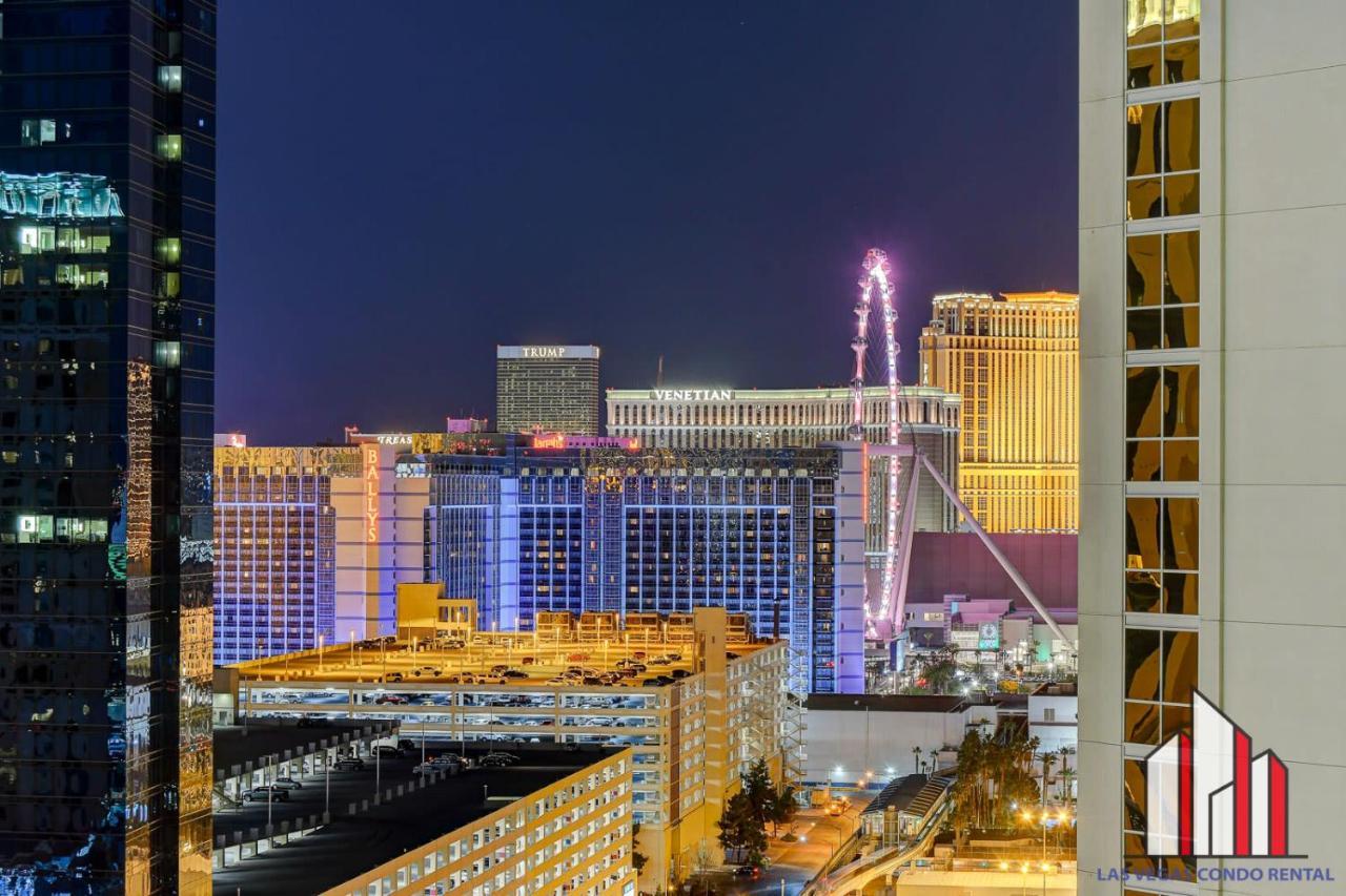 Mgm Signature-22-707 F1 Track & Strip View Balcony 拉斯维加斯 外观 照片