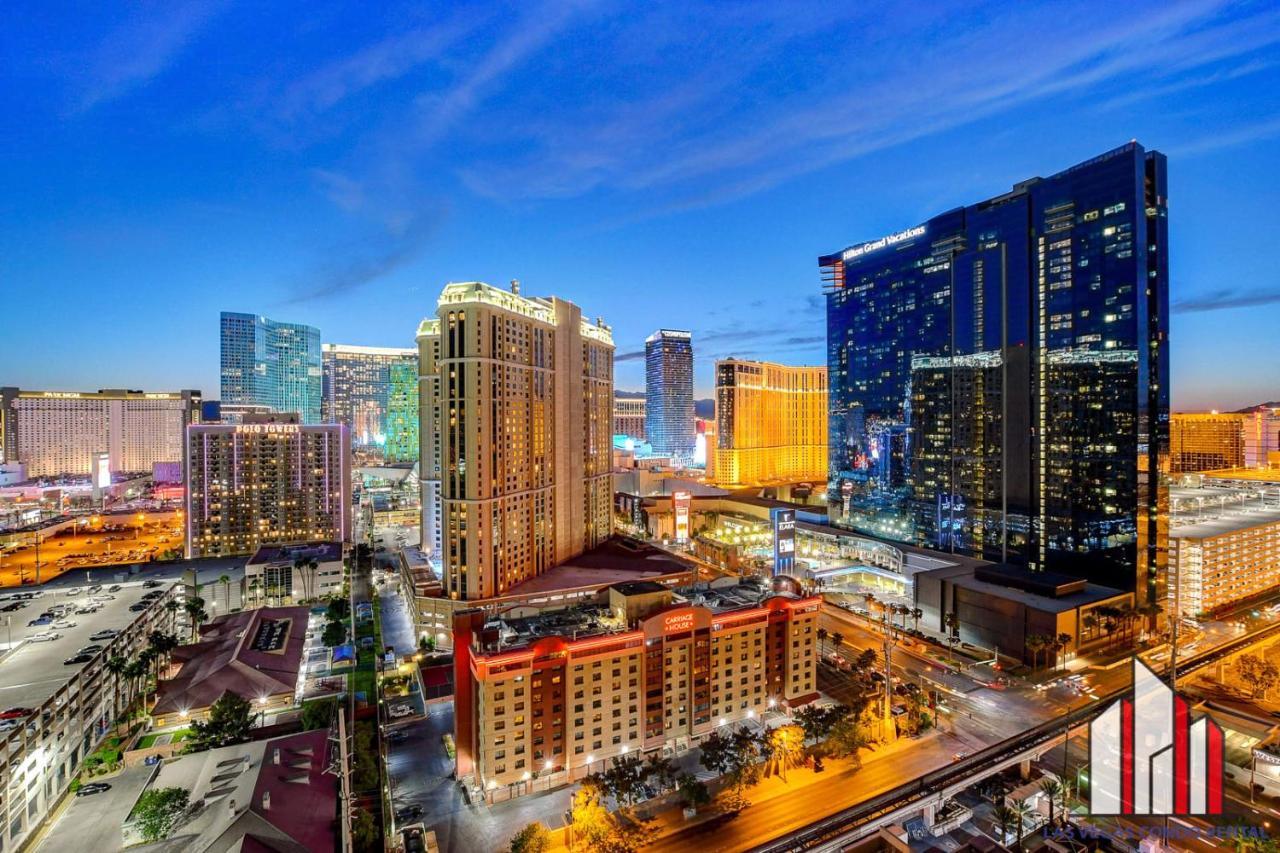 Mgm Signature-22-707 F1 Track & Strip View Balcony 拉斯维加斯 外观 照片